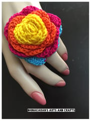 Delight Crochet Finger Ring