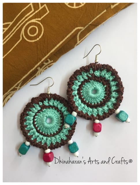 Turquoise Waters Crochet Earrings