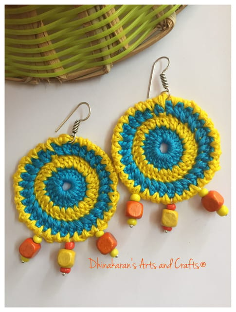 Sunny Crochet Earrings