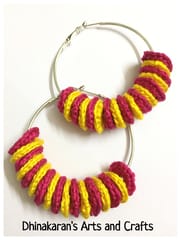 Rangeela Crochet Hoops