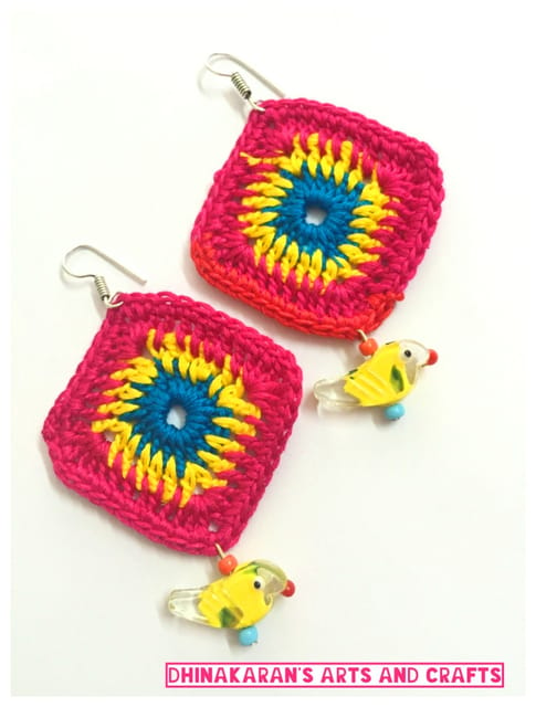 Rangeela Crochet Earrings