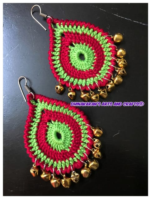 Chandrakali Crochet Earrings