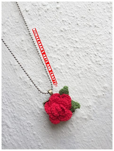 Rose Crochet Neckpiece