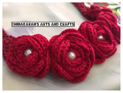 Rose Crochet Necklace