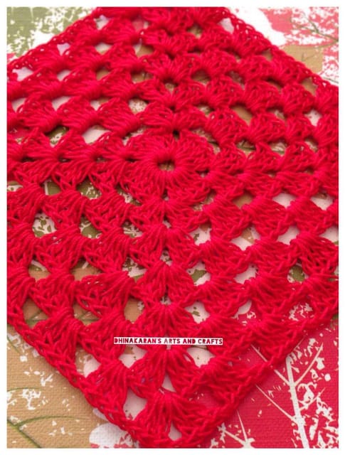 Crochet Patch-RED