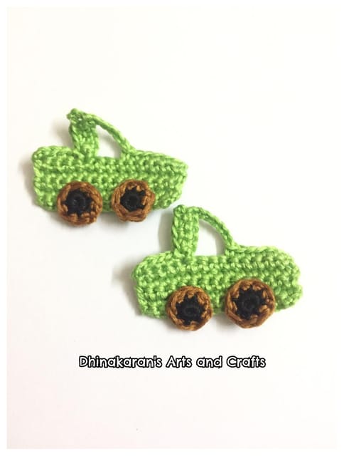Crochet Car Patch-GREEN