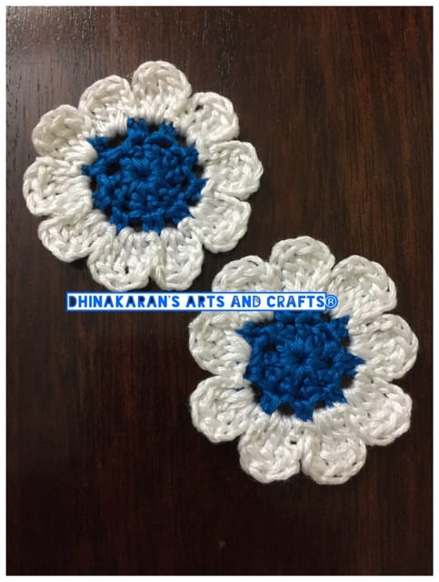 Sweet Daisies Crochet Patches-(2)