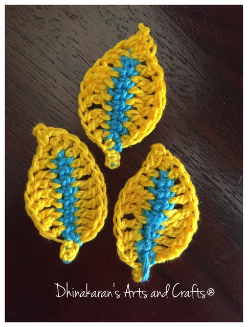 Leaf Crochet Patches-(2)