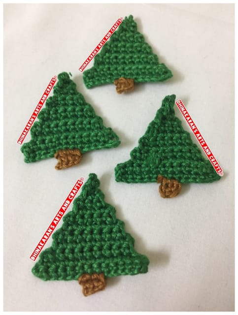 Christmas Tree Crochet Patches