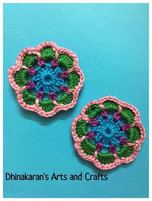 MagicFlower Crochet Patches-(2)
