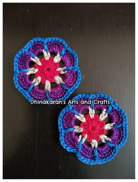 MagicFlower Crochet Patches-(50)