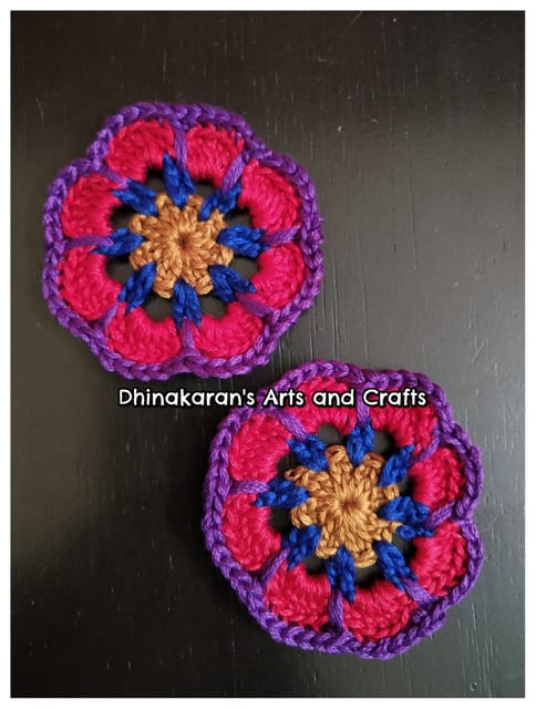 MagicFlower Crochet Patches-(54)