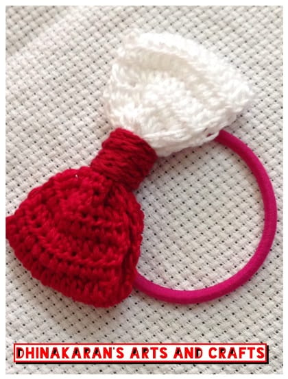 Crochet Bow HairTie-(1)