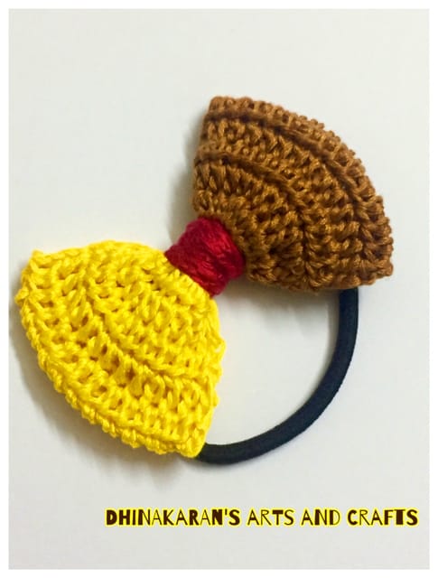 Crochet Bow HairTie-(2)