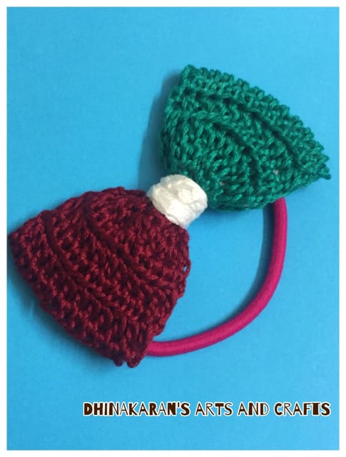 Crochet Bow HairTie-(9)