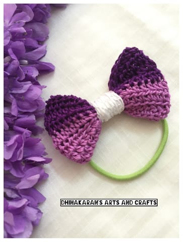 Crochet Bow HairTie-(16)