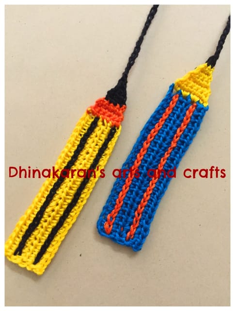 Crochet Pencil Bookmarks