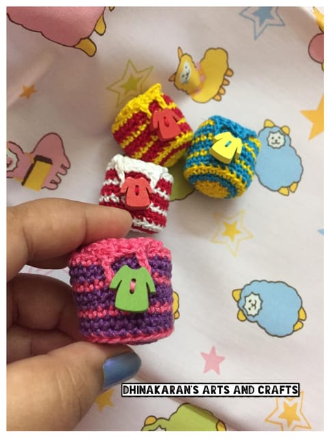 Mini Crochet Coin Purse-(1)