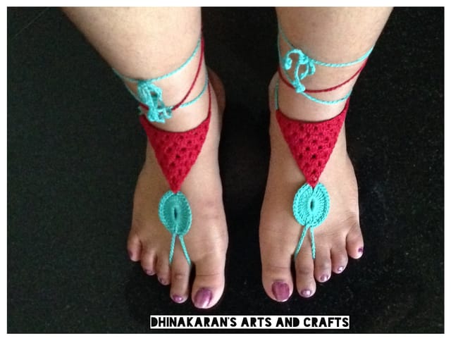Bingo Crochet Bareefeet Sandals