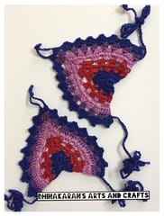 Purple Love Crochet Bareefeet Sandals