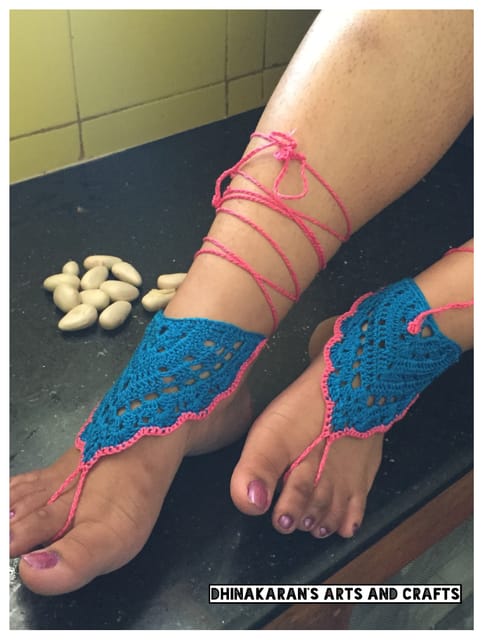 Bubbly Crochet Bareefeet Sandals