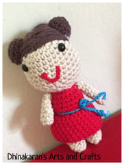 Glam Girl Crochet Soft Toy