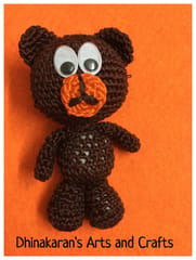 Brown Teddy Crochet Soft Toy