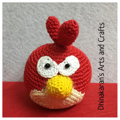 BIG Angry Bird Crochet Soft Toy