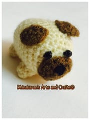 Pug Crochet Soft Toy