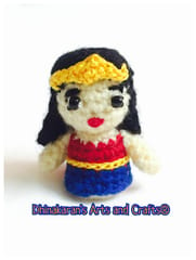 Wonder Woman Crochet Soft Toy