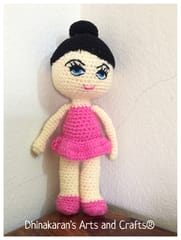 Ballerina Crochet Soft Toy