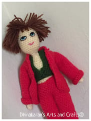 Michael Jackson Crochet Soft Toy