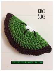 Crochet Kiwi Slice