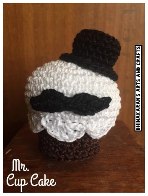Mr.Cupcake Crochet Soft Toy