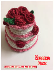 Wedding Crochet Cake