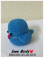 Crochet Love Bird-SKY BLUE