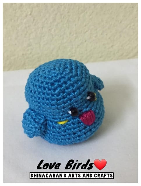Crochet Love Bird-SKY BLUE