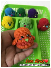 Crochet Love Bird-GREEN