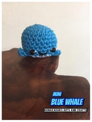 Mini Blue Whale Crochet Soft Toy