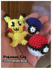 Pokemon Crochet Set