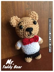Mr.Teddy Bear Crochet Soft Toy