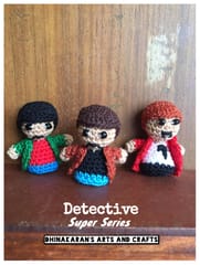 Detective Miniature Crochet Soft Toy Set
