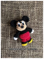 Mickey Mouse Crochet Soft Toy
