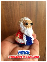 Miniature Pastor Crochet Soft Toy