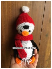 Christmas Penguin Crochet Soft Toy