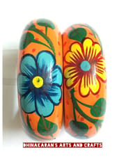Sunflower Handpainted Bangles