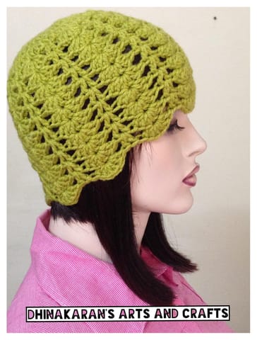 Leafy Crochet Hat