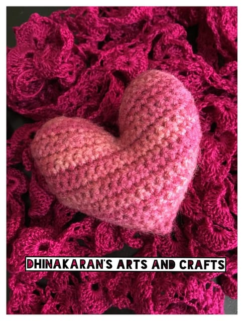 Heart Crochet Soft Toy