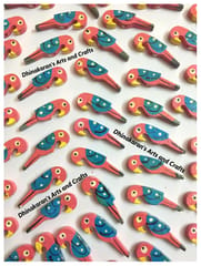 SWEET PINK Parrot Buttons