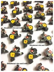 BLACK Elephant Buttons